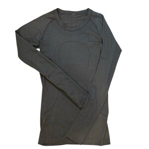 Swiftly Tech Long Sleeve Top Waist Length Black